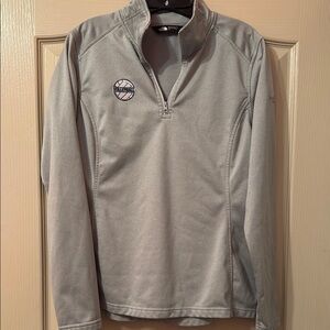 Gray Quarter-Zip Sweater